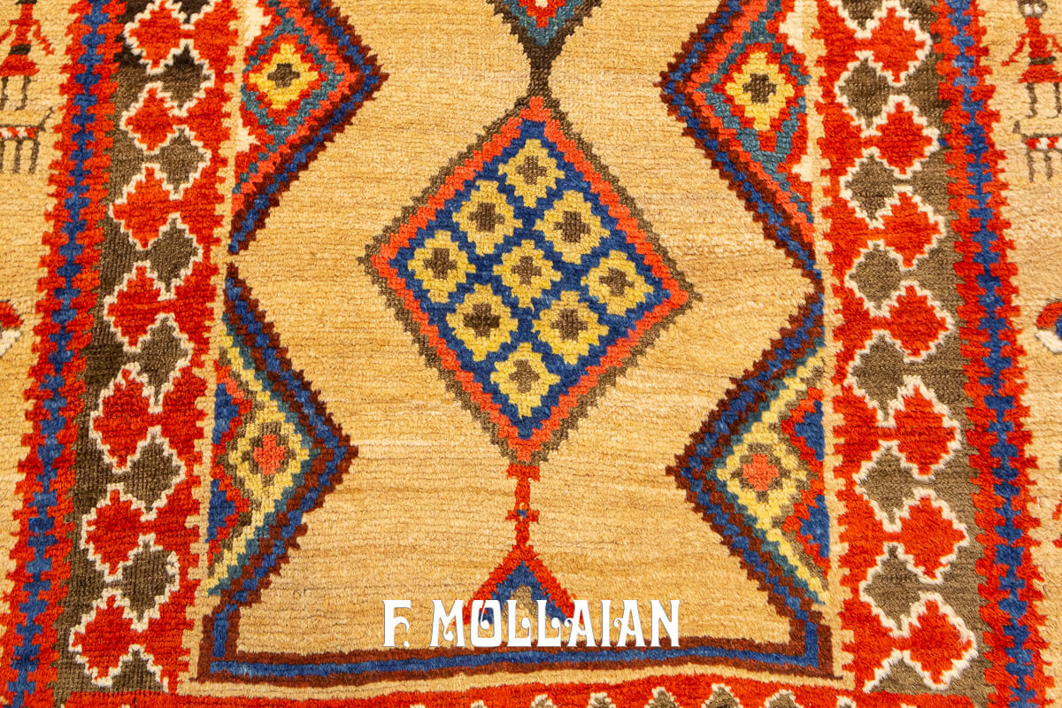 Bakshaish Rug Camel Hair Color Runner n°:682080